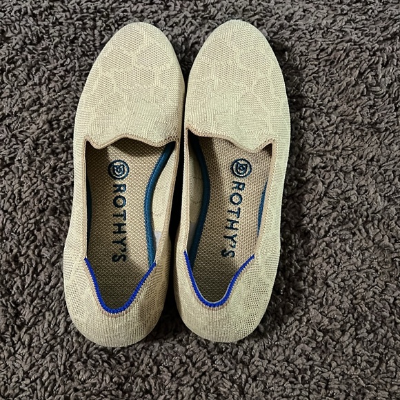 Rothy's Textile Tan Giraffe The Loafer Flat Comfort - Picture 5 of 13